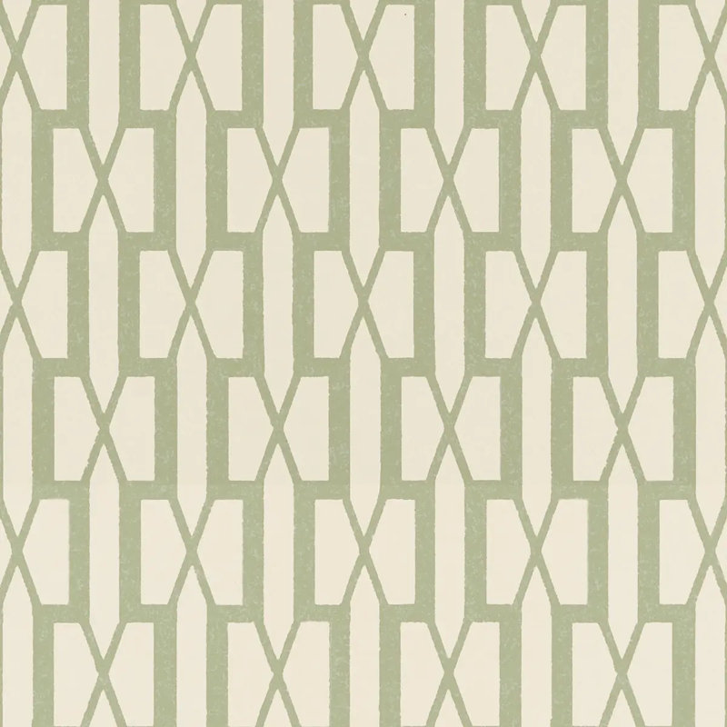 Papier peint Schumacher x Veere Grenney Belvedere, Sauge