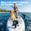 Inflatable Paddle Board With Exceptional Load Capacity, Complete With SUP Accessories, 3 Removable Fins, And 3-Piece Adjustable Single Paddle. This Non-Slip Adult Paddleboard Comes In A Variety Of Designs And Sizes.-883254973-883254972