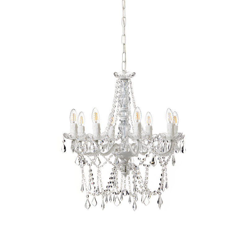 Karli 8 - Light Candle Style Chandelier