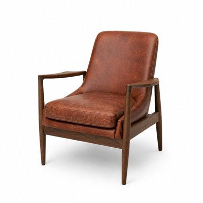 Harrison Genuine Leather Lounge Chair