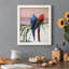 Palm Parrots - Peinture sur toile encadrée-109329974-109329983