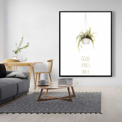 Good Good Vibes Only - Art sur toile pour la décoration intérieure