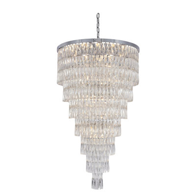 Lustre en cristal 7 lumières Transitional
