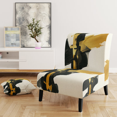 Fauteuil de chambre rembourré Geometric IV
