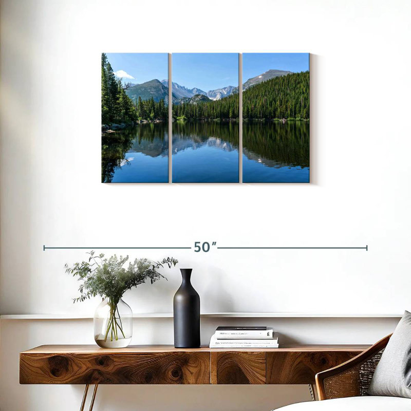 Paysage du lac aux ours d'Alvord, H 20 po x l 33 po