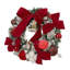 Elegant Christmas Wreath with Mixed Decorations