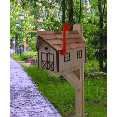 Amish Mailbox, Handmade, Barn Style Mailbox