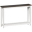 Farmhouse Console, Rustic Vintage, table étroite étroite pour le hall d'entrée, salon, couloir, blanc 40