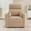 Fauteuil inclinable électrique en velours côtelé de 36,6 po de largeur avec port USB-881855062