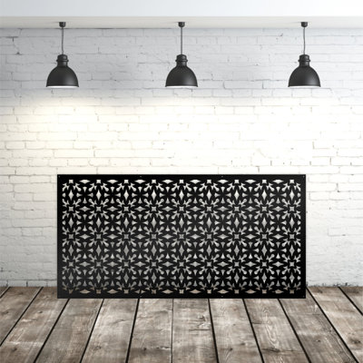 Illusion Aluminum Laser-Cut Privacy Screen Panel  – Powder-Coated Outdoor Metal Wall Art, Decorative Garden Fence Privacy Divider