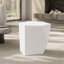 Modern Geometric Interlocking MGO End Table Set of 2, Sculptural Nesting Side Coffee Tables for Living Room Indoor Decor