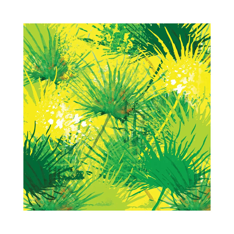 Palms 1 Piece Wall Art on Canvas, 45.72 cm H x 45.72 cm W x 1.91 cm D, Wrapped Canvas