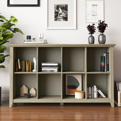 Acadian 57"W Solid Wood Storage Console Table