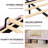 Full Upholstered LED Bed Frame With Storage Drawers Girls Bed With Flower Headboard-114655497-114655543