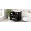 Meuble-lavabo noir avec lavabo, 30 po, longue durée, porte à fermeture en douceur, une tablette de porte et lavabo 30 po à 3 tiroirs, noir, qualité robuste