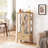 Curio Cabinet Lighted Glass Cabinet Glass Wine Cabinet Curio Display Cabinet With Adjustable Glass Shelves 2 Doors And 1 Drawer Cabinet Sideboard With Bulb Included-125126782