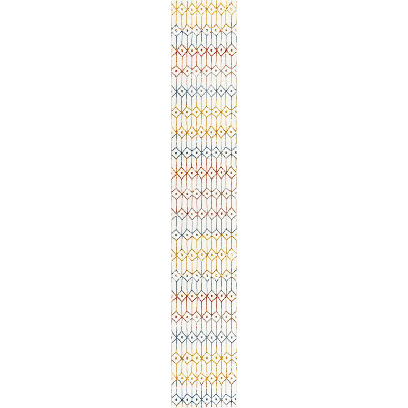 Eshin Abstract Indoor Rug, Runner 2'7" x 16'5"