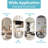 Upholstered With  Footrest For Kitchen Island Bar Stools (Set of 6)-481976812