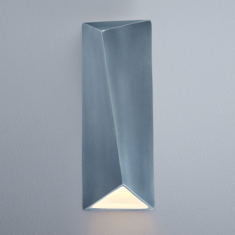 Lashay Ceramic LED Flush Mounted Sconce, Midnight Sky