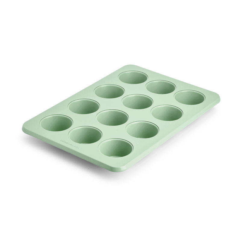 KitchenAid® 12-Cup Nonstick Aluminized Steel Muffin Pan, Pistachio