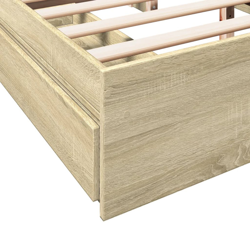 Greger Bed, Sonoma Oak, 160 x 200cm