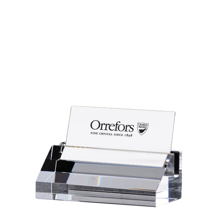 Wallstreet Glass Desk Organizer Orrefors