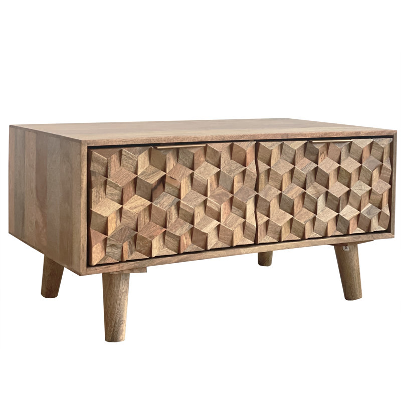 Four Leg Coffee Table with Storage