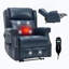 Fauteuil inclinable manuel en similicuir pour le salon avec mécanisme de mouvement robuste, 8 nœuds vibrants et 3 modes de massage.-1468763639