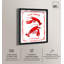 Crab Dance Shadowbox Print Retro Summer Prints par Art Remedy-118197854-118197853