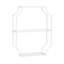 Johnalbert 3 Piece Scalloped Metal Accent Shelf-1012906351