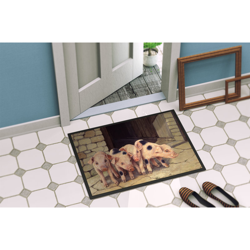 Diem Non-Slip Outdoor Doormat, Rectangle 1'6" x 2'3"