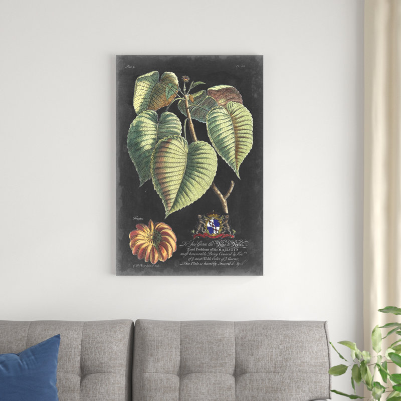 Dramatique royal botanique I, H 36 po x l 24 po x P 1,25 po
