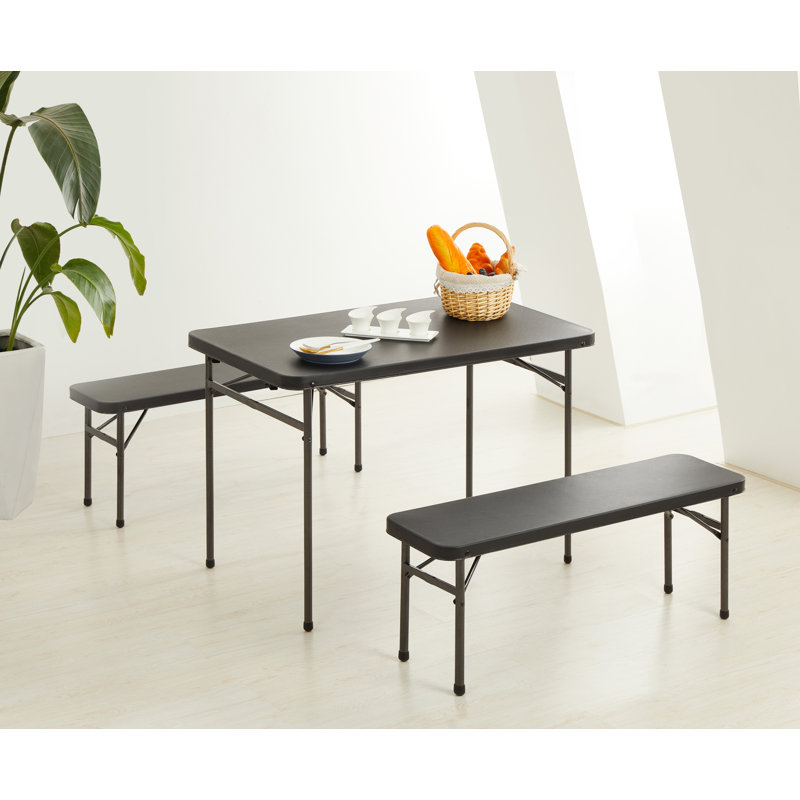 Table de pique-nique rectangulaire 4 personnes 40 po Archy, Gris