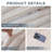 Thick striped Convertible bean bag bed-2042970495-2042970481
