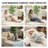 Corduroy Convertible Chaise Lounge Compression Sofa Bed Sleeper with Storage Pockets & 3 Pillows, Modern Oversized Sleeper Couch for Living Room, No-Assembly-2000782499