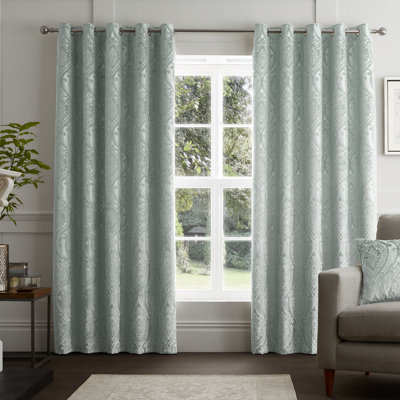 Chateau Semi Sheer Curtain Pair