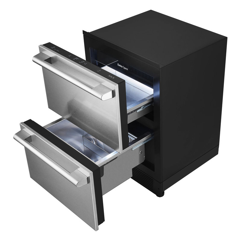 24" Integrated Undercounter Dual-Drawer Refrigerator