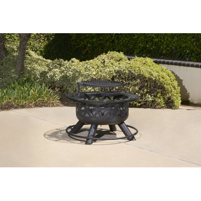 Round Steel Wood Burning Smokeless Fire Pit