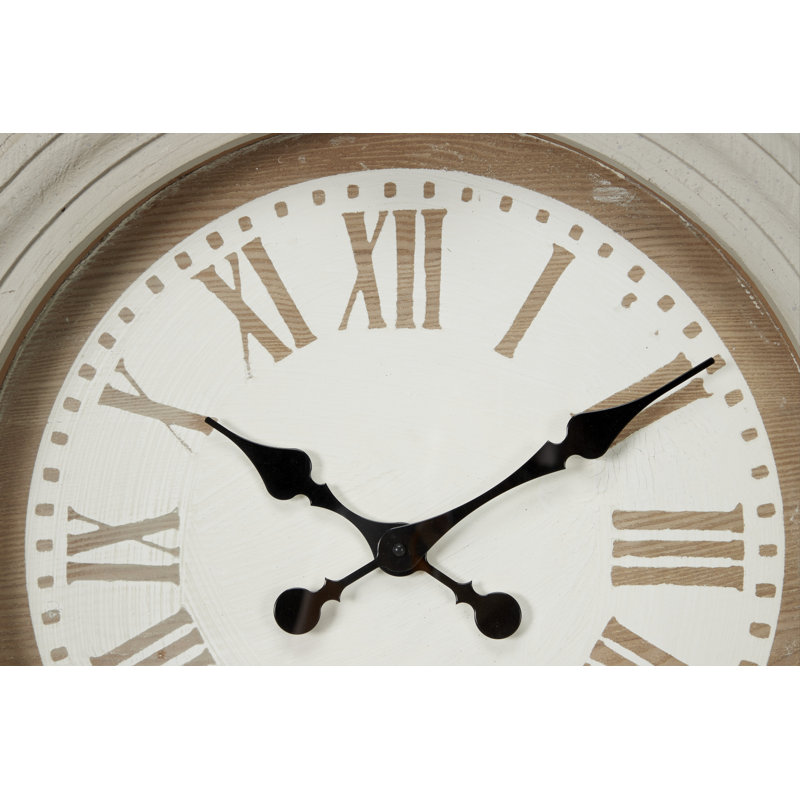 Grande horloge murale 33,5 po x 44 po Shetter