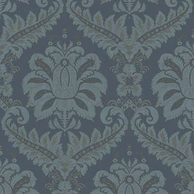 Ornamenta Collection Traditional Damask Wallpaper Roll