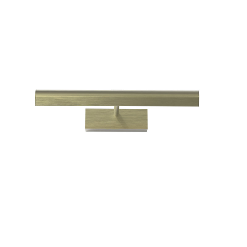 Renoir, Matt Brushed Brass, 2.36" H x 13.78" W x 10.16" D, 411 Lumens