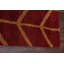 Tapis en laine rouge/bourgogne à la main gold oriental traditionnelle noué la Bunceton-31791302