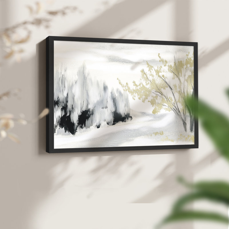 Chirstmas Art-CCLXXIV -Framed Print - Restickable, H 8 po x l 10 po, Noir, noir, noir, noir