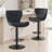 Swivel Adjustable Height Bar Stools, Leather Upholstered Counter Stools, Modern Pub Stool-1780476155-1801289545