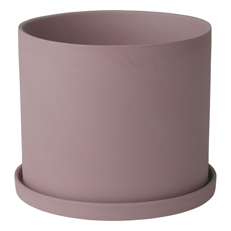 Nona Ceramic Nursery Pot, Brown