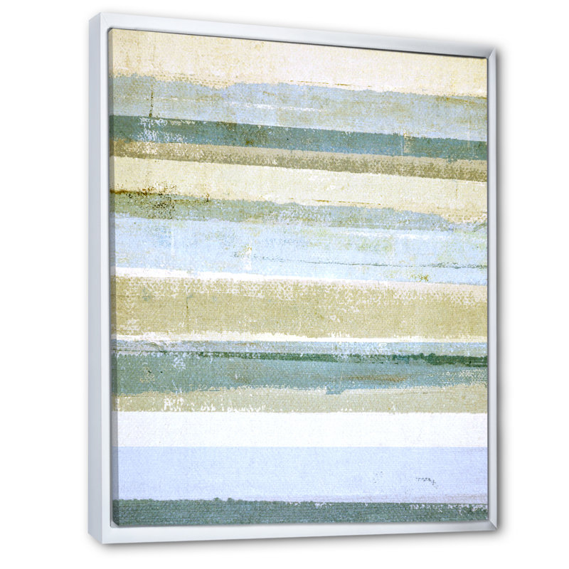 Art moderne gris et bleu II 2FL47753, H 32 po x l 16 po x P 1 po, Blanc