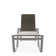 Holna Outdoor Rust-Resistant Metal Chaise Lounge