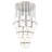 Bryelle 27 - Light Steel Dimmable Tiered Chandelier-60797553
