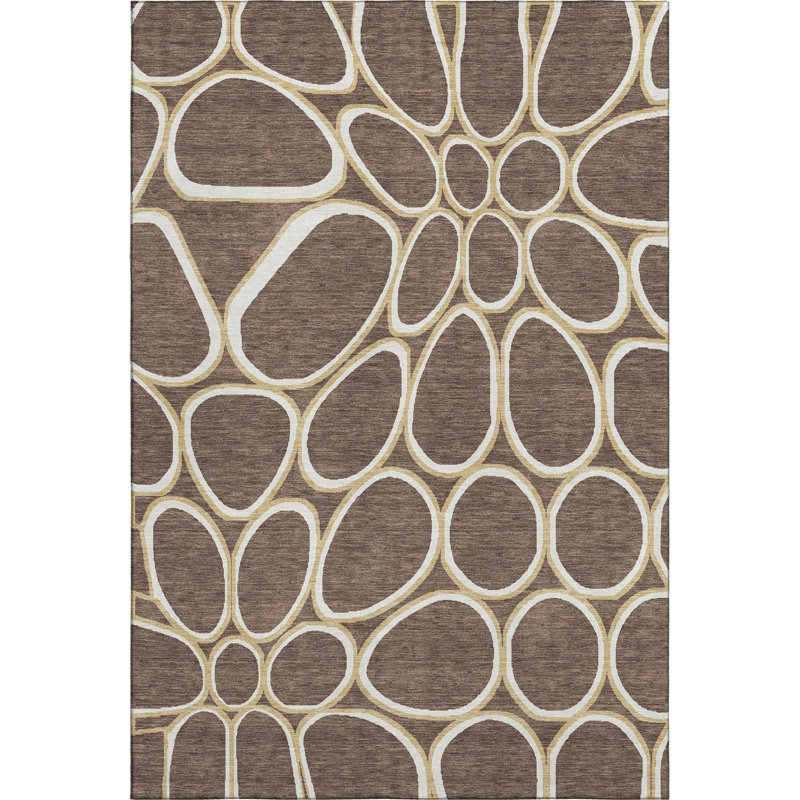Tapis de qualité supérieure lavable à la machine Corry AMF1041, Rectangle 9 pi x 12 pi