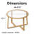 Ritvars Cross Legs Coffee Table-1780952858